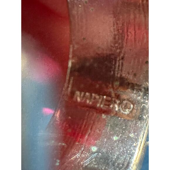 Napier‎ Silver Tone Hoop Earrings Ornate Scroll Design - Picture 5 of 10